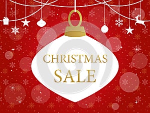 Christmas sale illustration