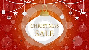 Christmas sale illustration