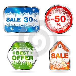 Christmas Sale Labels