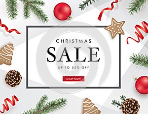 Christmas sale poster