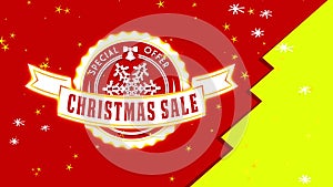 christmas sale special offer ad