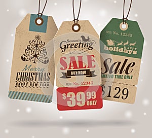 Christmas Sale Tags
