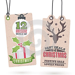 Christmas Sales Hang Tags