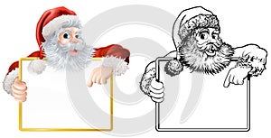 Christmas Santa Claus Sign