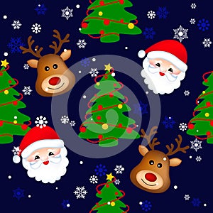 Christmas seamless backgrounds