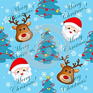 Christmas seamless backgrounds