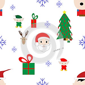 Christmas seamless pattern