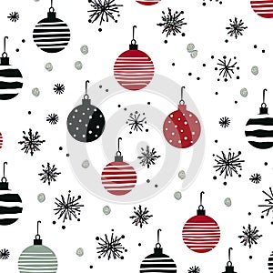 Christmas seamless pattern, wrapping paper