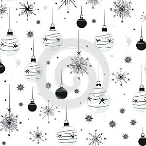 Christmas seamless pattern, wrapping paper