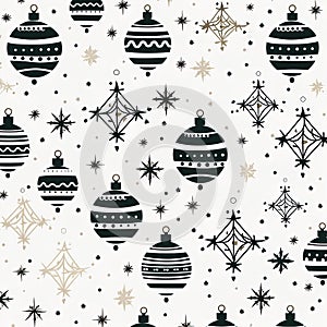 Christmas seamless pattern, wrapping paper