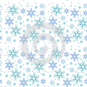 Christmas Seamless snowflakes wallpaper