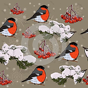 Christmas seamless texture.