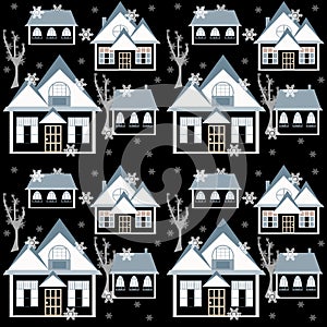 Christmas seamless winter pattern texture background