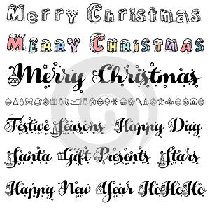 Christmas Seasons Fonts Type Black Fonts Christmas Icon