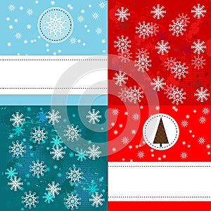 Christmas set background