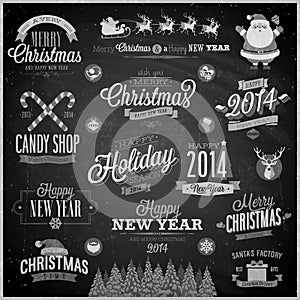 Christmas set - labels