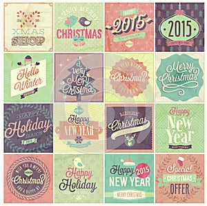 Christmas set - labels