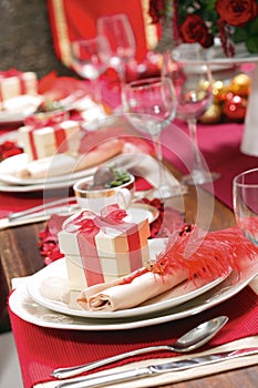 Christmas setting Table series #1