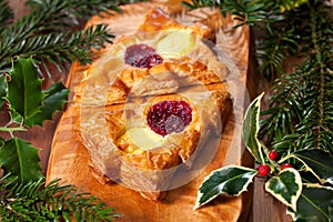 Christmas shape pastry