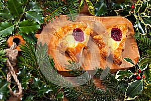 Christmas shape pastry