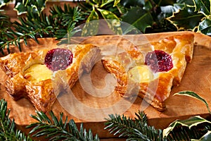 Christmas shape pastry