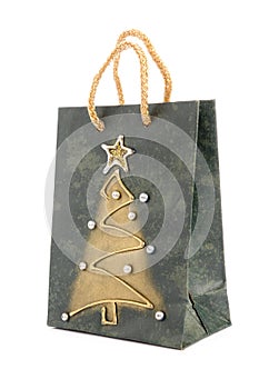 Christmas shopping bag