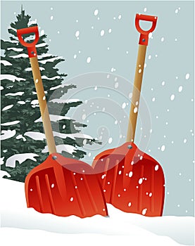 Christmas shovels