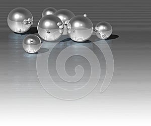 Christmas Silver ball