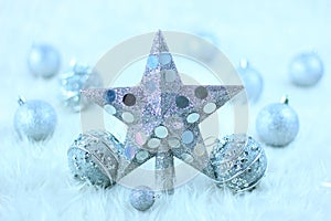 Christmas silver star