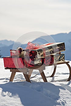 Christmas sled