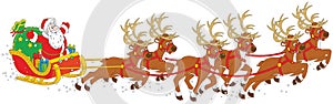 Christmas Sleigh of Santa Claus