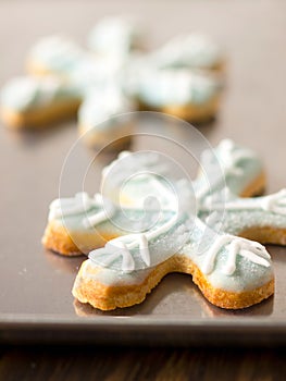 Christmas snow flake cookies