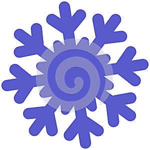 Christmas snow Isolated Vector icon which can easily modify or edit