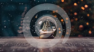 Christmas Snowball. Christmas concept. Santa Claus. Christmas Tree. Happy New Year. New Year Concept. Santa Claus Concept.