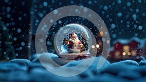 Christmas Snowball. Christmas concept. Santa Claus. Christmas Tree. Happy New Year. New Year Concept. Santa Claus Concept.