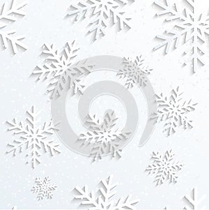 Christmas Snowflake Background