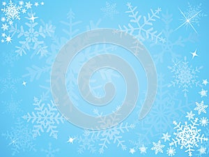 Christmas snowflake background