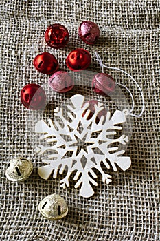 Christmas snowflake ornament