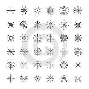 Christmas Snowflake set