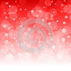 Christmas snowflakes background