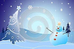 Christmas snowman