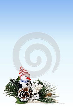 Christmas Snowman Background 1