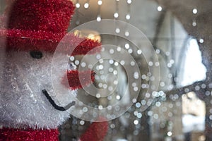 Christmas snowman puppet