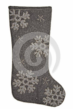 Christmas sock - gray