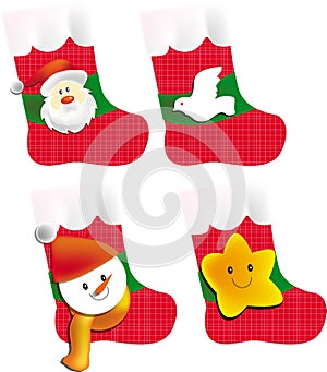 Christmas socking photo