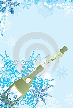 Christmas sparks, vector