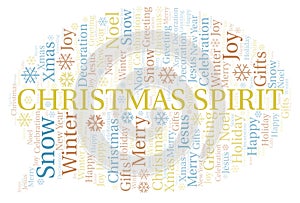Christmas Spirit word cloud