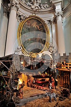 Christmas stable in San Giovanni in Laterano