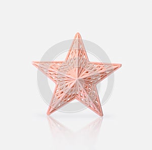 Christmas star in the color of the year \