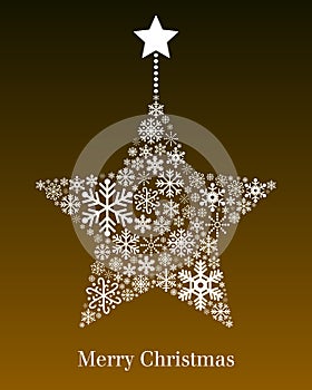 Christmas Star Greeting Card